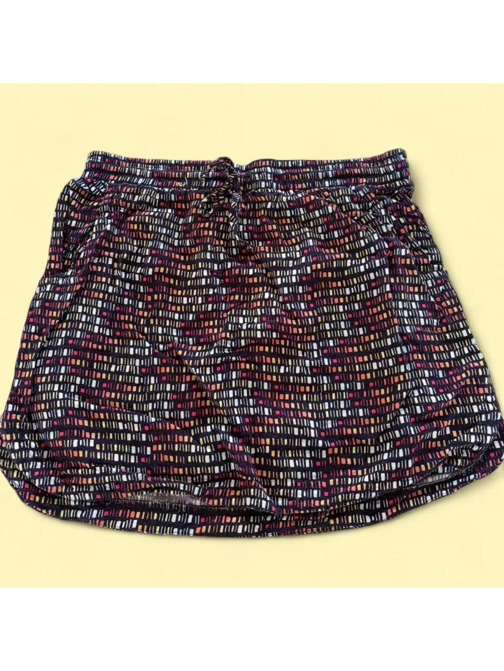 Merona y2k inspired mini skirt with drawstring waist and elastic waistband.